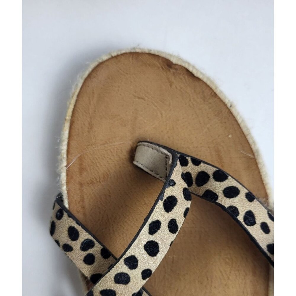 Blowfish Malibu Leopard Print Granola Rope Strappy Sandals Womens Size 8 - Picture 9 of 9
